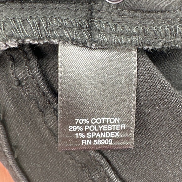 Chelsea & Violet Jeans Denim Straight Leg High Waist Black Size 26 NWT - Picture 7 of 7